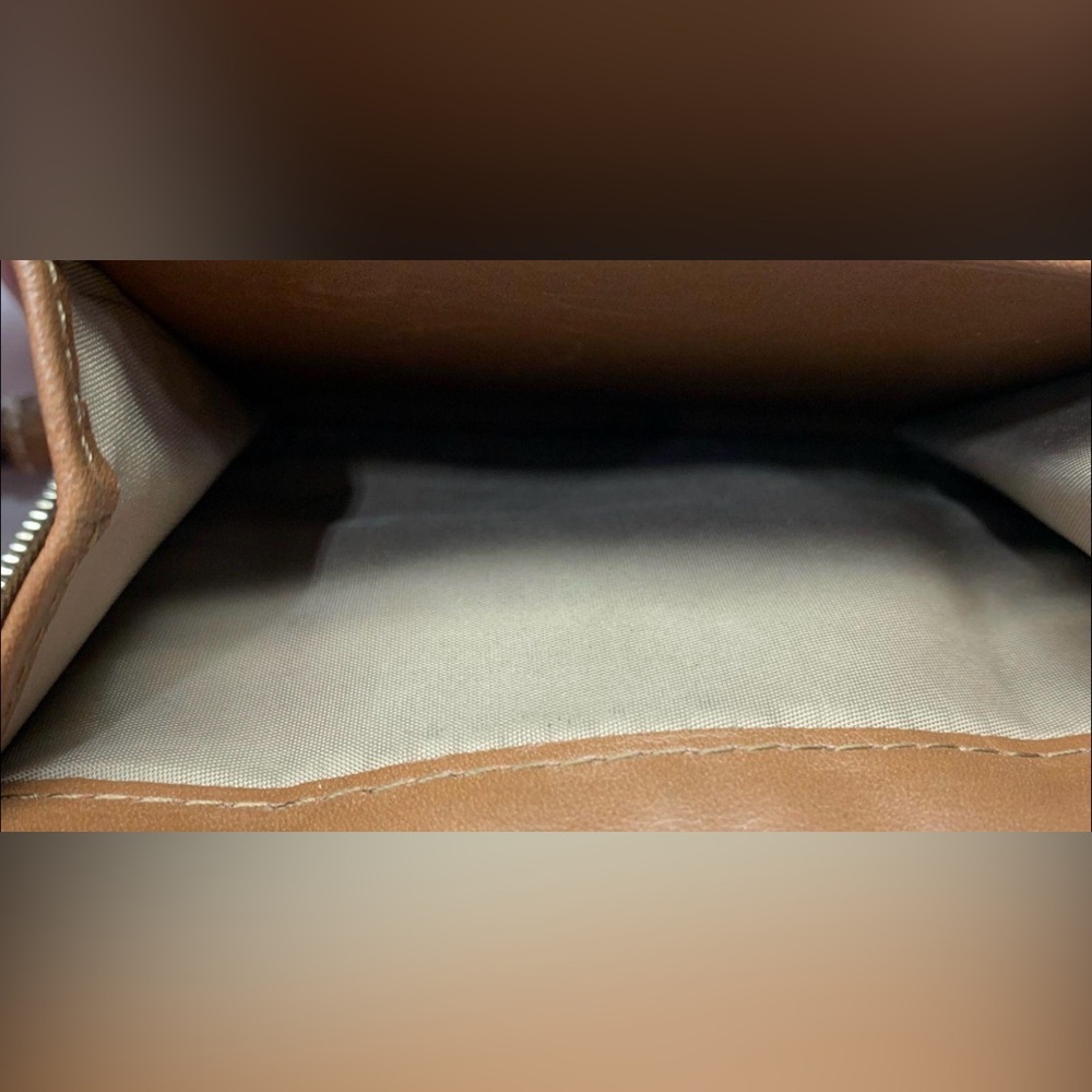 Coach Tan and Brown Wallet with Snap Closure canvas and leather - Picture 9 of 9